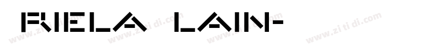 Ariela Plain字体转换